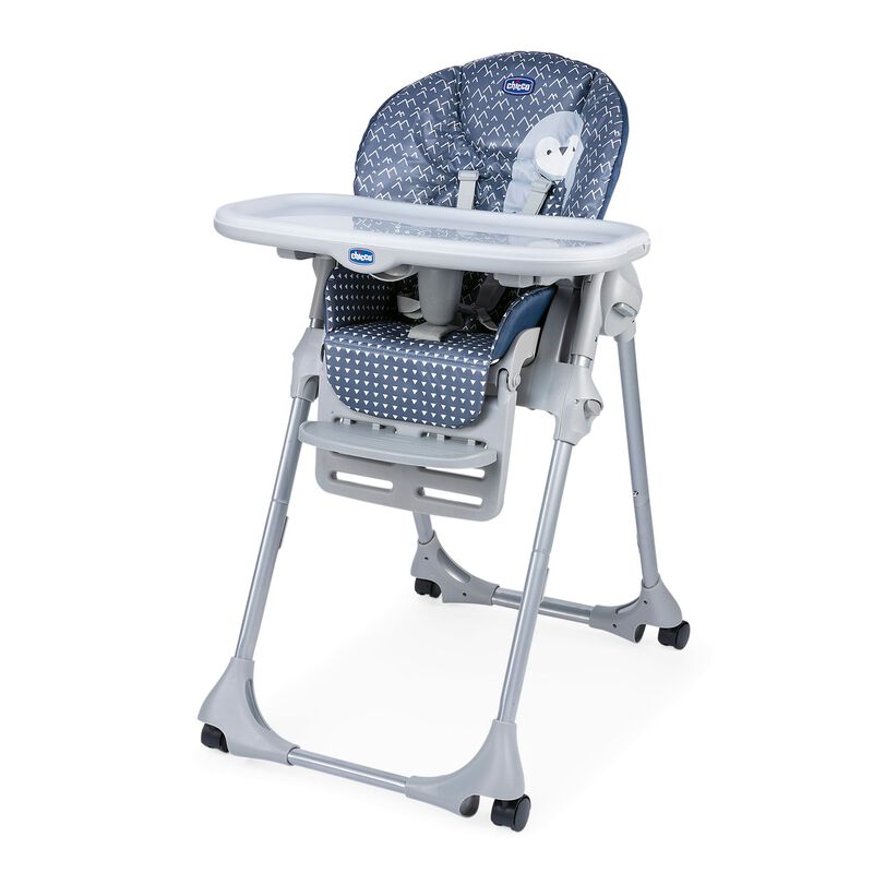Polly Easy Highchair (Pinguin, Blue) image number 0